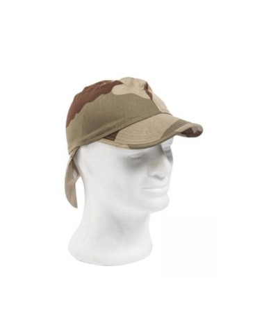 GORRA CON TELA DESERT 3 COL. MILTEC