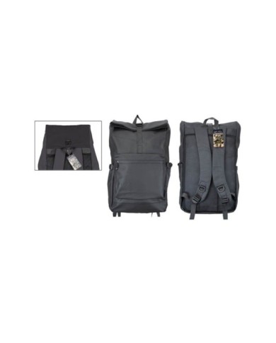 MOCHILA PLEGABLE NEGRA
