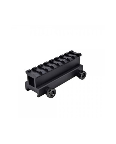 JS-TACTICAL 8 RANURA WEAVER RAIL ELEVADOR DE 1 PULGADA