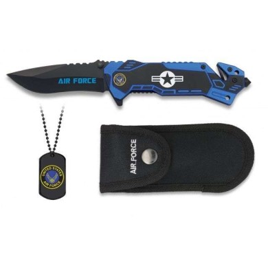 navaja albainox air force con chapa