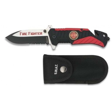 navaja albainox FIRE FIGHTER. hoja:8.2